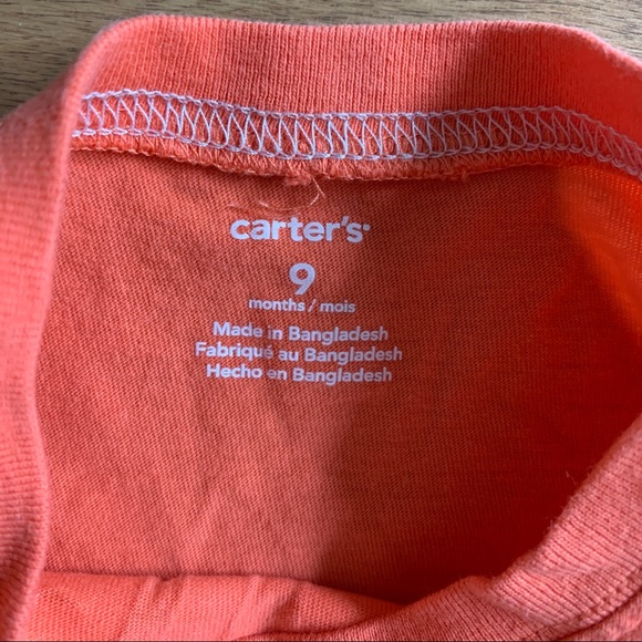 3/$10 CARTERS Baby boy T-shirt 9m - Picture 2 of 3